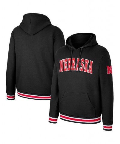 Men's Black Nebraska Huskers Varsity Arch Pullover Hoodie $30.00 Sweatshirt