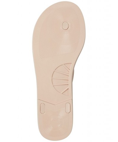 Madena Bow Jelly Sandals Tan/Beige $21.29 Shoes