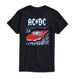 Men's ACDC Thunder T-shirt Black $14.35 T-Shirts