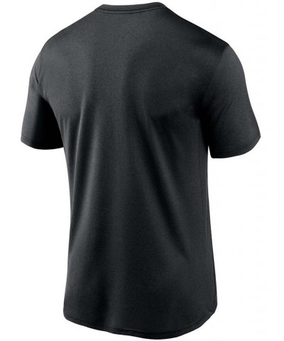 Men's Black Detroit Lions Logo Essential Legend Performance T-shirt $25.49 T-Shirts