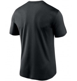 Men's Black Detroit Lions Logo Essential Legend Performance T-shirt $25.49 T-Shirts