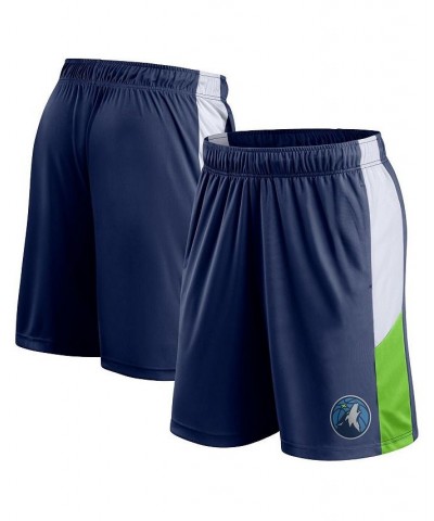 Men's Branded Navy Minnesota Timberwolves Champion Rush Practice Performance Shorts $21.05 Shorts