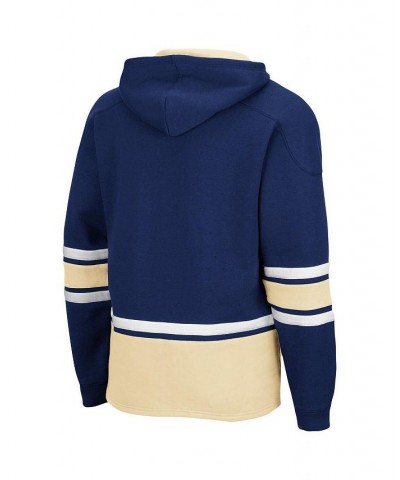 Men's Navy GA Tech Yellow Jackets Lace Up 3.0 Pullover Hoodie $23.20 Sweatshirt