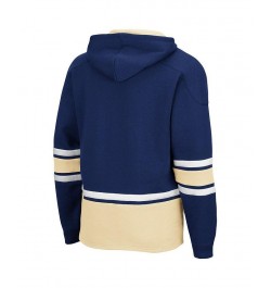 Men's Navy GA Tech Yellow Jackets Lace Up 3.0 Pullover Hoodie $23.20 Sweatshirt