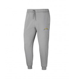 Men's NFL x Darius Rucker Collection by Gray Los Angeles Chargers Fleece Jogger Pants $35.87 Pants