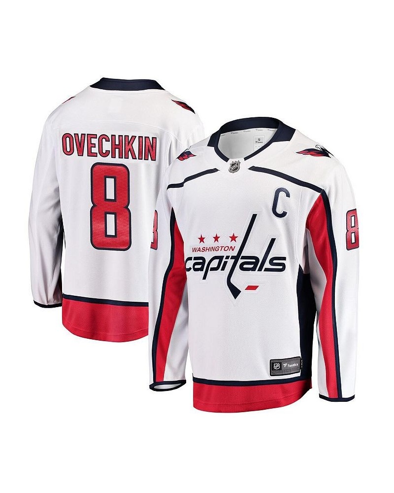 Men's Branded Alexander Ovechkin White Washington Capitals Breakaway Player Jersey $66.60 Jersey