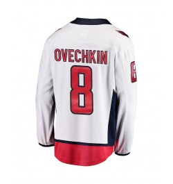 Men's Branded Alexander Ovechkin White Washington Capitals Breakaway Player Jersey $66.60 Jersey