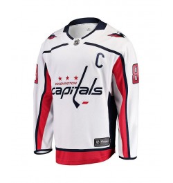 Men's Branded Alexander Ovechkin White Washington Capitals Breakaway Player Jersey $66.60 Jersey