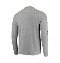 Men's '47 Heathered Gray New York Yankees Team Long Sleeve T-shirt $25.85 T-Shirts