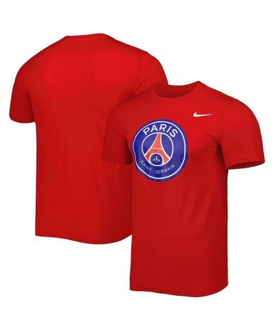 Men's Red Paris Saint-Germain Primary Logo Legend Performance T-shirt $19.35 T-Shirts