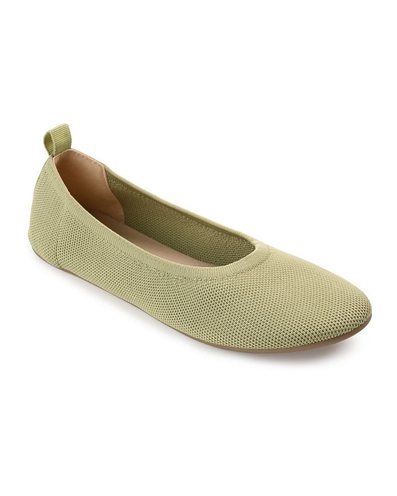 Women's Jersie Knit Flat PD05 $35.69 Shoes