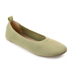 Women's Jersie Knit Flat PD05 $35.69 Shoes