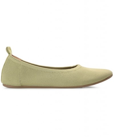 Women's Jersie Knit Flat PD05 $35.69 Shoes