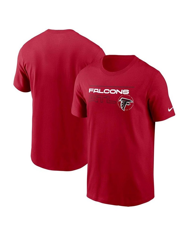 Men's Red Atlanta Falcons Broadcast Essential T-shirt $17.20 T-Shirts