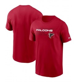 Men's Red Atlanta Falcons Broadcast Essential T-shirt $17.20 T-Shirts