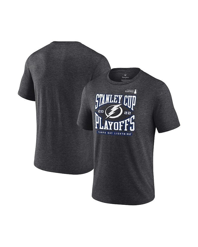 Men's Branded Charcoal Tampa Bay Lightning 2022 Stanley Cup Playoffs Wraparound T-shirt $22.03 T-Shirts