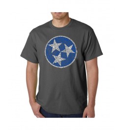 Men's Word Art - Tennessee Tristar T-Shirt Gray $16.80 T-Shirts