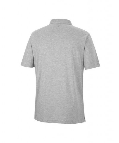 Men's Heathered Gray Texas Longhorns Golfer Pocket Polo Shirt $23.09 Polo Shirts