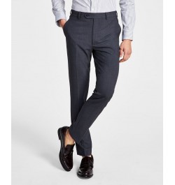 Men's Infinite Stretch Skinny-Fit Dress Pants Dark Grey $27.99 Pants