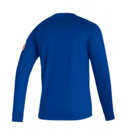 Men's Blue FC Cincinnati Vintage-Like Performance Long Sleeve T-shirt $28.49 T-Shirts