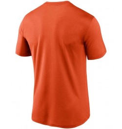 Men's Orange Chicago Bears Logo Essential Legend Performance T-shirt $18.40 T-Shirts