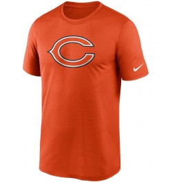 Men's Orange Chicago Bears Logo Essential Legend Performance T-shirt $18.40 T-Shirts