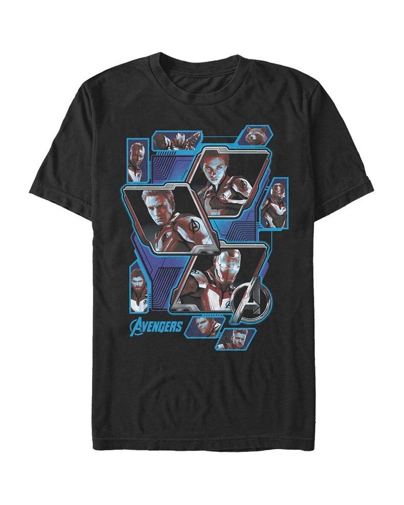 Marvel Men's Avengers Endgame Tech Block Portraits, Short Sleeve T-shirt Black $15.05 T-Shirts