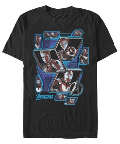 Marvel Men's Avengers Endgame Tech Block Portraits, Short Sleeve T-shirt Black $15.05 T-Shirts