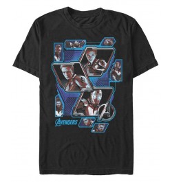 Marvel Men's Avengers Endgame Tech Block Portraits, Short Sleeve T-shirt Black $15.05 T-Shirts