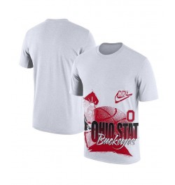 Men's White Ohio State Buckeyes Basketball 90s Hoop Max T-shirt $20.00 T-Shirts