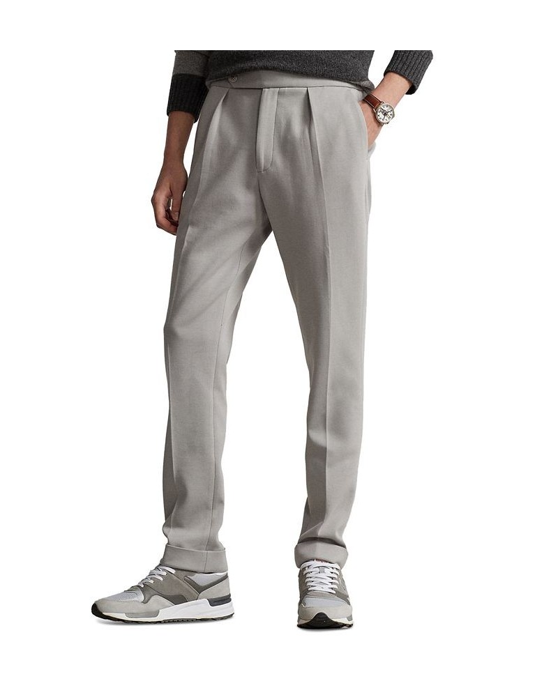 Men's Double-Knit Suit Trousers Gray $50.56 Pants