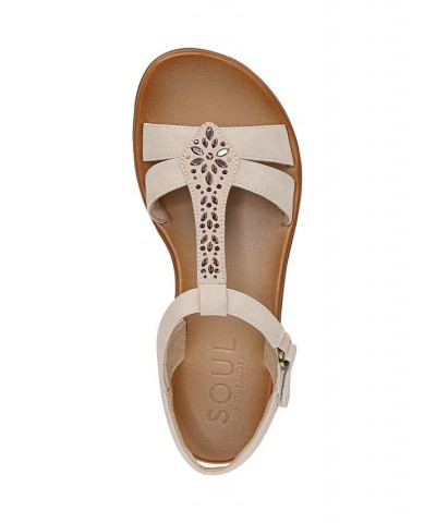 Summer Ankle Strap Sandals Tan/Beige $49.40 Shoes