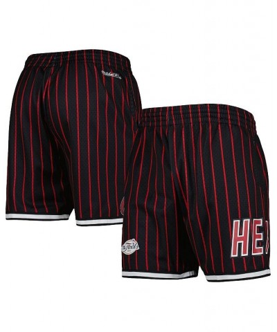 Men's Black Miami Heat City Collection Heritage Mesh Shorts $35.70 Shorts