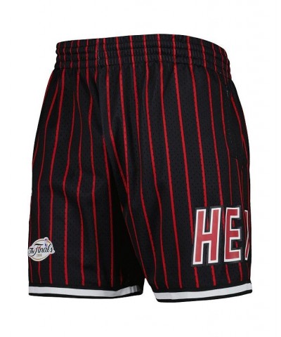 Men's Black Miami Heat City Collection Heritage Mesh Shorts $35.70 Shorts