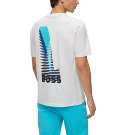 BOSS Men's Stretch Cotton with Printed Artwork Relaxed-Fit T-shirt White $42.14 T-Shirts