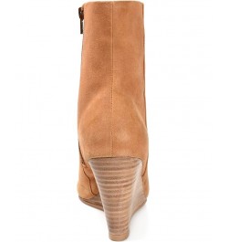 Women's Reeya Studded Bootie Tan/Beige $62.90 Shoes