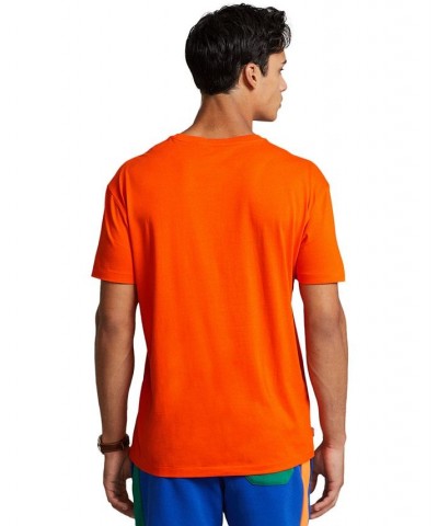 Men's Classic-Fit Logo Jersey T-Shirt Orange $41.34 T-Shirts