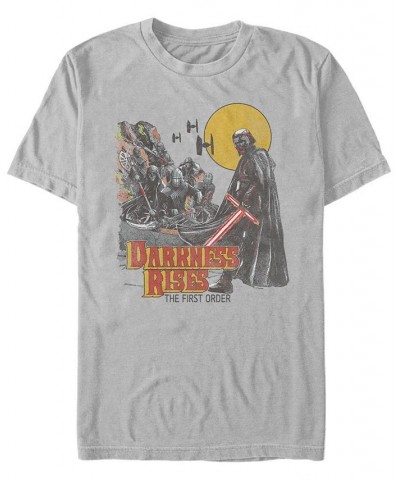 Star Wars Men's Episode IX First Order Darkness Rises T-shirt Gray $16.45 T-Shirts