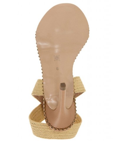 Women's Jessai Dress Sandal Tan/Beige $59.50 Shoes