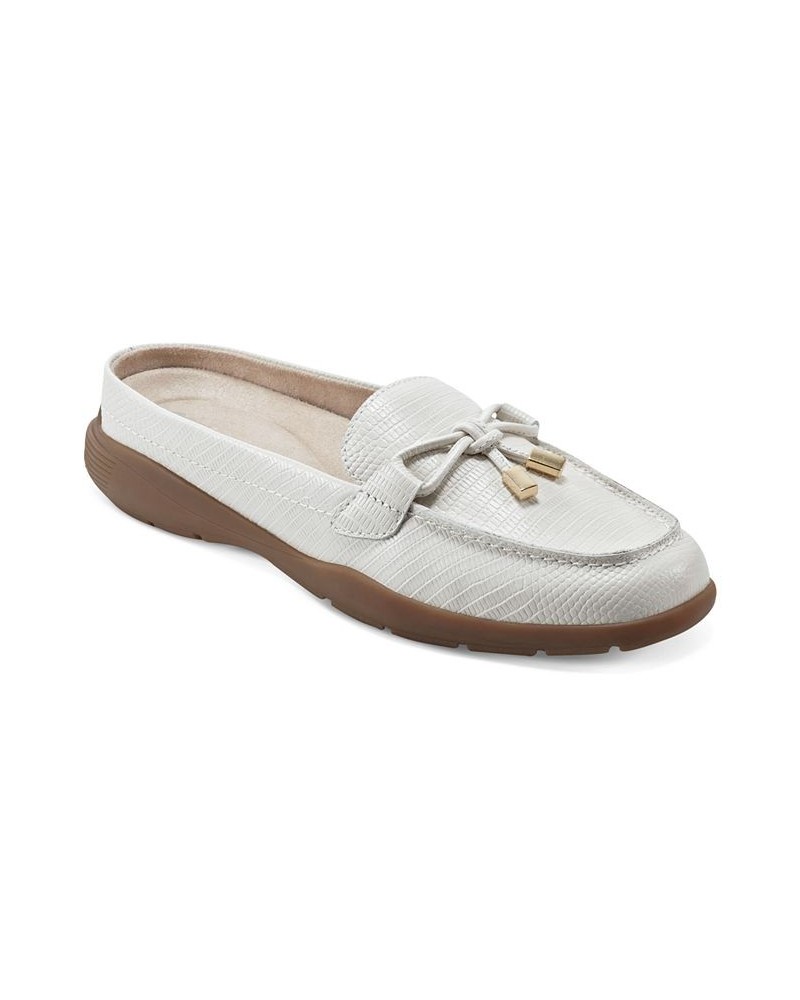 Women's Patti Round Toe Casual Slip-On Mules Ivory/Cream $53.46 Shoes