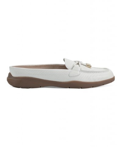 Women's Patti Round Toe Casual Slip-On Mules Ivory/Cream $53.46 Shoes