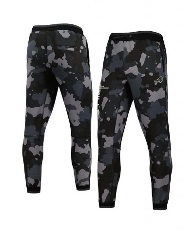 Men's and Women's Black Buffalo Bills Camo Jogger Pants $48.95 Pants