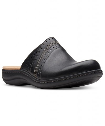 Women's Laurieann Ease Perforated Slip-On Clogs Black $42.64 Shoes