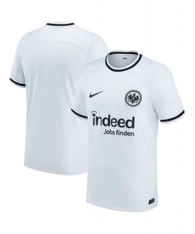 Men's White Eintracht Frankfurt 2022/23 Home Replica Blank Jersey $43.05 Jersey