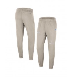 Men's Cream North Carolina Tar Heels Jogger Pants $36.00 Pants