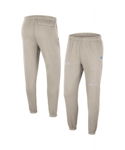 Men's Cream North Carolina Tar Heels Jogger Pants $36.00 Pants