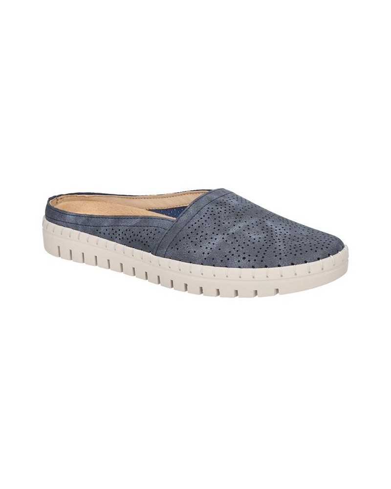 Women's Karana Comfort Mules Blue $28.60 Shoes