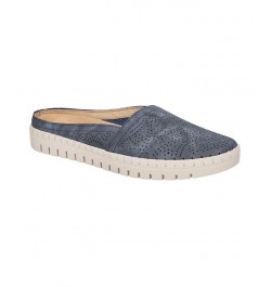 Women's Karana Comfort Mules Blue $28.60 Shoes