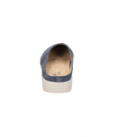 Women's Karana Comfort Mules Blue $28.60 Shoes