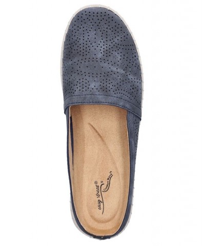 Women's Karana Comfort Mules Blue $28.60 Shoes